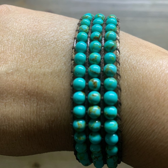 Turquoise wrap bracelet - Picture 3 of 3